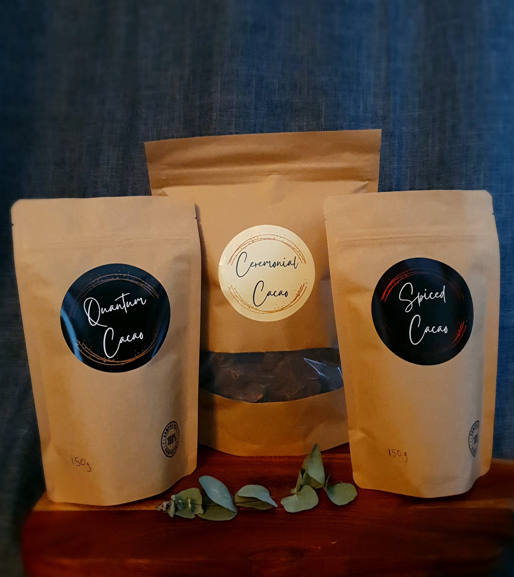 Quantum Cacao gift box on display